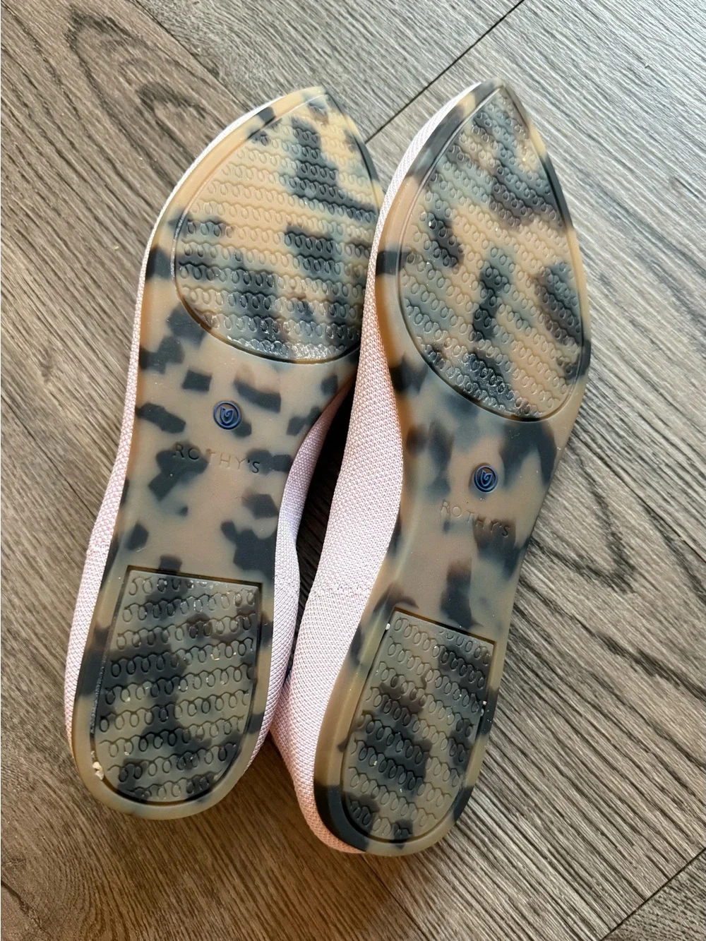 Rothy's The Point Knit Ballet Flats - Blush Pink